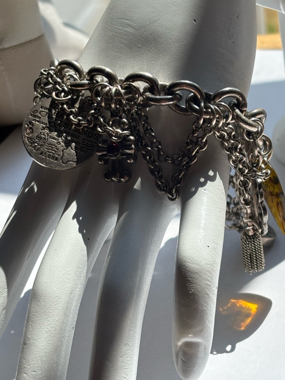 Vintage Lucky Brand Charm Bracelet